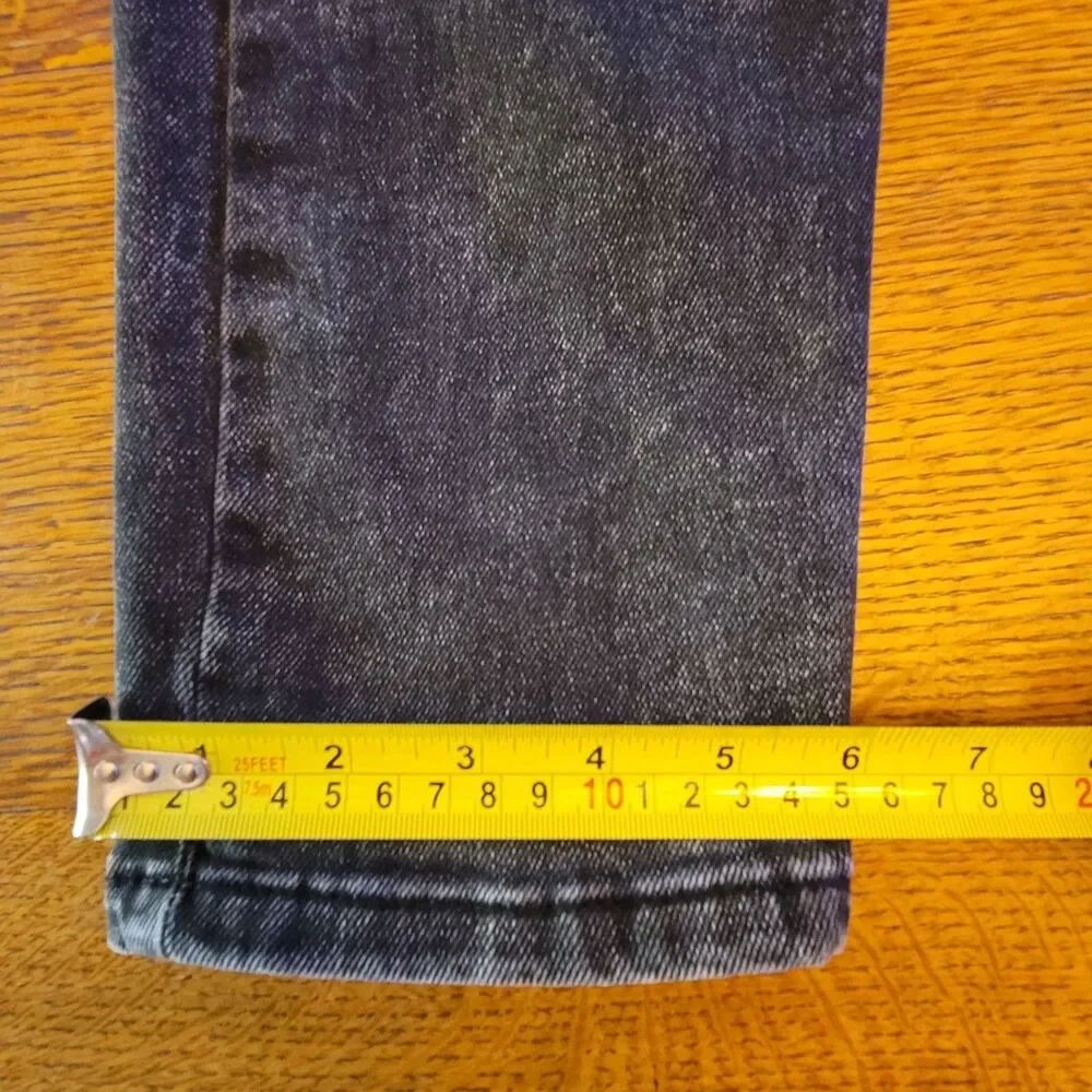 Levi's 512 Black Slim Tapered Denim Jeans 5-Pocket Button Zip Men's